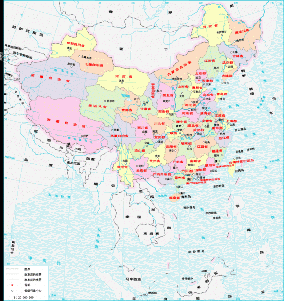 中国将增至50个省级行政区